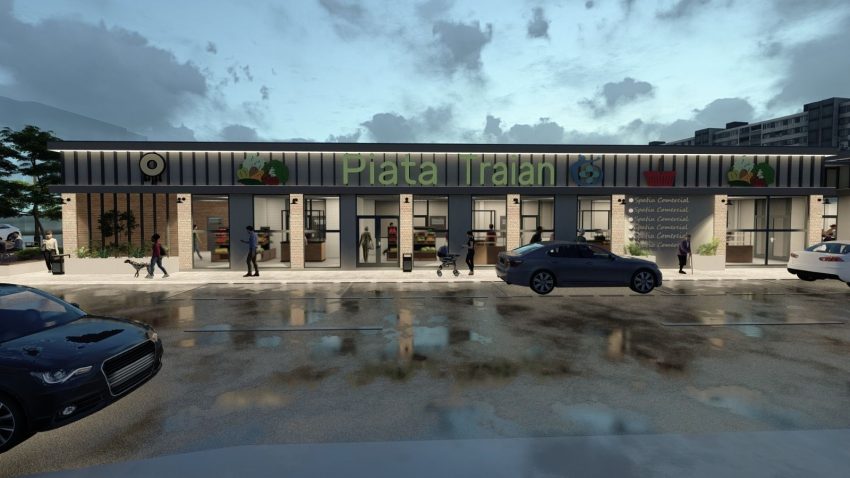 lucrari piata Traian din Pitesti
