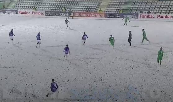 FC Argeș zapada