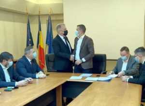 Parteneriat între CNAIR şi Primăria Curtea de Argeş pentru SF-ul centurii municipiului 1 semnare acord centura curtea de arges