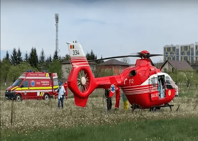 Elicopter SMURD 3.png - Centrul de Evaluare și Tratament pentru pacienții COVID din cadrul SJU Pitești, relocat!
