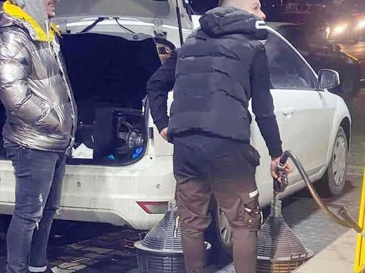 benzina in damigeana