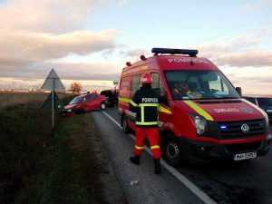 Accident grav la Cepari! O victimă implicată! 1 la pompieri smurd 2