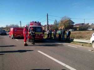 Accident grav în Argeș! Pieton lovit de un utilaj agricol 1 Intervenție descarcerare și SMURD