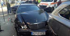 În Pitești! Două accidente la interval de câteva minute! Un bătrân a fost rănit 13 Accident in Gavana