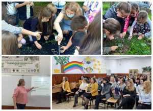 Final de proiect Erasmus+. La Şcoala Al. Davila, elevii au o grădină sălbatică pentru lecţiile de ştiinţe 1 colaj proiect Erasmus gradina salbatica_1