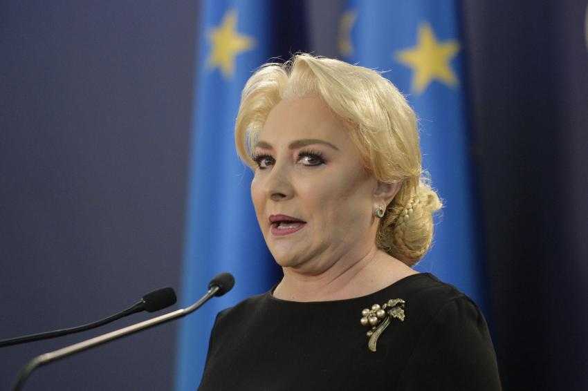 PALATUL VICTORIA – DECLARATII DE PRESA COMUNE – VIORICA DANCILA Viorica Dancila