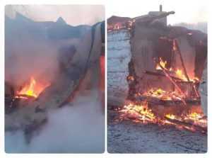Alertă la Budeasa! Casă cuprinsă de flăcări 1 incendiu casa - Alertă la Budeasa! Casă cuprinsă de flăcări