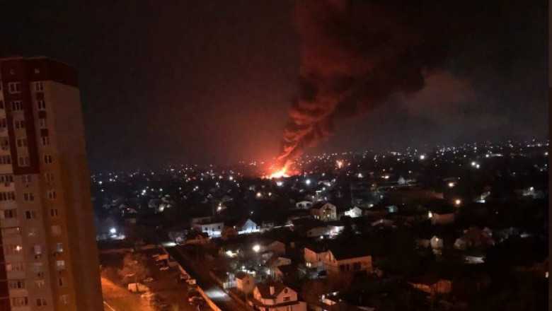 Explozii in Kiev A doua zi de război în Ucraina. Rușii au intrat în Kiev