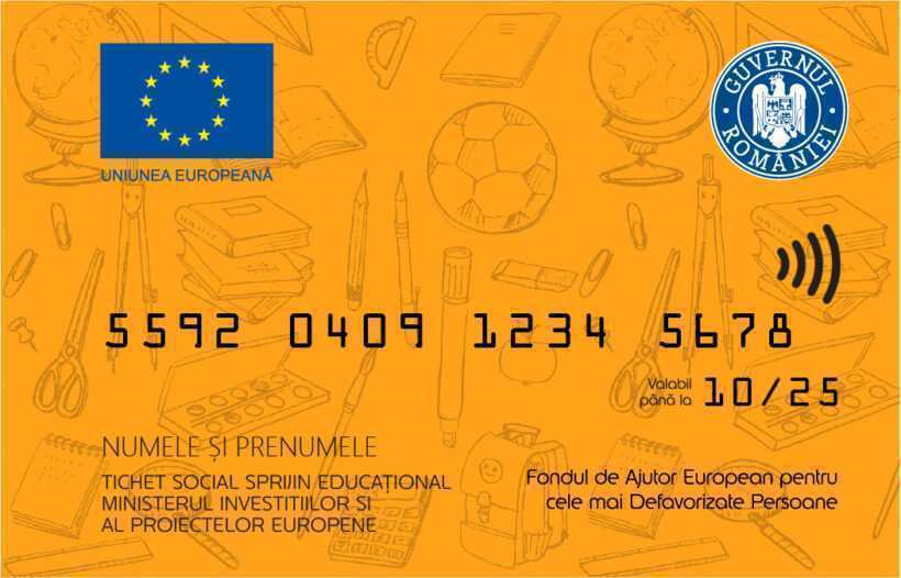 Peste 7800 de tichete electronice pentru elevii defavorizați din Argeș 1 tichete sociale