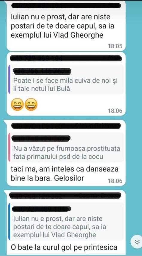 WhatsApp Image 2022 04 03 at 15.43.08. - WhatsApp USR +18. Dialoguri sexiste despre fata primarului din Cocu și despre o fostă colegă de partid
