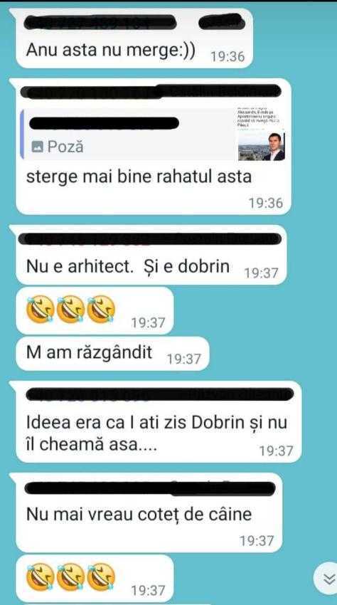 WhatsApp Image 2022 04 03 at 15.43.08g - WhatsApp USR +18. Dialoguri sexiste despre fata primarului din Cocu și despre o fostă colegă de partid