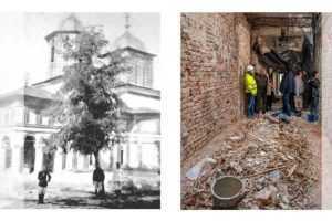 Bucăți din Schitul Sfinții Îngeri al negustorului Buliga- decoperite sub Muzeul Județean 1 schitu Buliga - Bucăți din Schitul Sfinții Îngeri al negustorului Buliga- decoperite sub Muzeul Județean