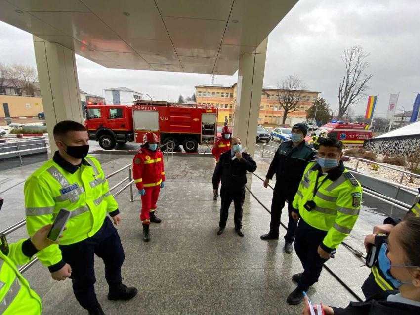 spit Mioveni ISU1 - Test la Spitalul Mioveni: intervenție în caz de accident radioactiv