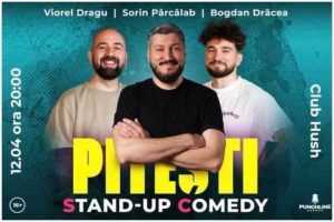 Stand-up Comedy la Club Hush Pitești pe 12 aprilie! 1 la hush