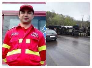 Erou în Argeș! Un voluntar SMURD a extras șoferul blocat în cisterna răsturnată pe DN7 24 daniel-ferent