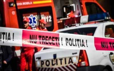 exercitiu politie 76 sakr - Două mașini s-au ciocnit la Moșoaia! Un bărbat de 61 ani transportat la spital!