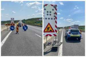 Restricții pe autostrada A1 ca urmare a unor lucrări la partea carosabilă! 1 pe a1