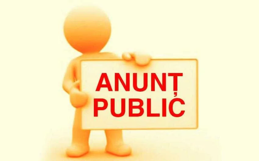 anunt public