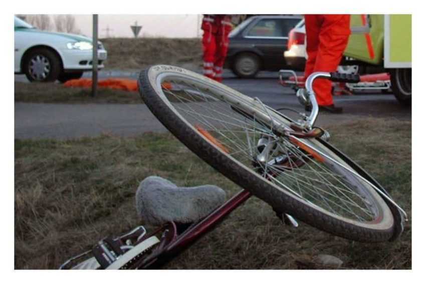 un biciclist accident la