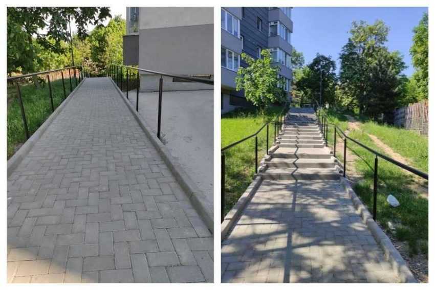 Pitești scări reabilitate