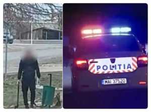 amenintare-topor-politie