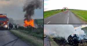 Accident teribil! Un tânăr de 18 ani a murit carbonizat! 1 accident iasi - Accident teribil! Un tânăr de 18 ani a murit carbonizat!