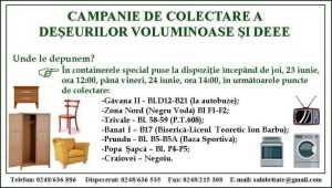 Pregătiți-vă pentru marea debarasare! Pe 24 iunie, se colectează deșeurile voluminoase 1 deseuri