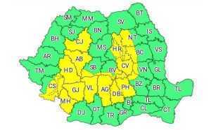 Noi avertizari de Cod galben în județul Argeș! 1 anm cod galben - Noi avertizari de Cod galben în județul Argeș!