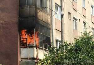 Incendiu la balconul unui apartament din Pitești 4 incendiu-apartament