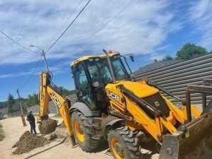 Primăria orașului Ștefănești are deschise șantiere în tot orașul 29 Ștefănești lucrari