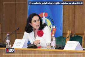 simona bucura oprescu - Simona Bucura Oprescu: „Se simplifică procedurile privind achizițiile publice”