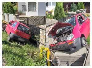 Accident cu 3 victime! A ajuns cu mașina într-un cap de pod 1 accident rucar - Accident cu 3 victime! A ajuns cu mașina într-un cap de pod