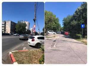 sens unic - A fost instituit sens unic pe strada Bradului din Pitești