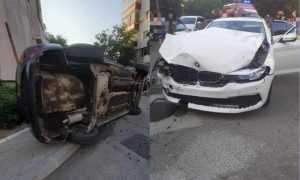 Mașină rasturnată după un accident în Găvana! 21 accident - Mașină rasturnată după un accident în Găvana!