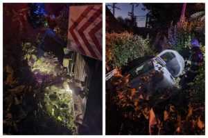 Accident cu victimă la Topoloveni! O mașină a lovit o conductă de gaze! 1 la accident