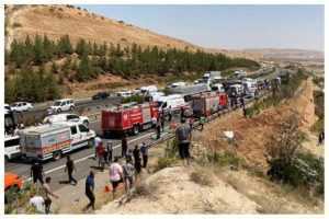 Accident cumplit în Turcia! 15 oameni au murit și 22 au fost răniți! 1 accident Turcia