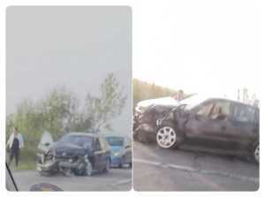 Acum: Accident cu două mașini în Albota 14 accident albota - Acum: Accident cu două mașini în Albota