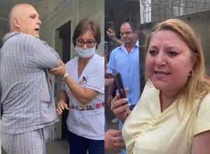 Șoșoacă a asaltat Spitalul Vedea: managerul a evacuat clădirea, polițiștii s-au ascuns după gard! 1 sosoaca - Șoșoacă a asaltat Spitalul Vedea: managerul a evacuat clădirea, polițiștii s-au ascuns după gard!