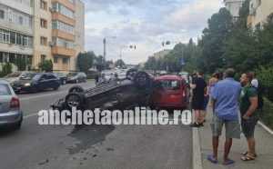 (VIDEO) Accident spectaculos în Trivale! Șoferiță răsturnată 30 masina resturnata trivale 22 - (VIDEO) Accident spectaculos în Trivale! Șoferiță răsturnată