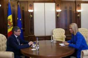 Vizita în Republica Moldova a președintelui interimar al Senatului, Alina-Ștefania Gorghiu 1 Gorghiu la Chisinau