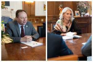 Președintele interimar al Senatului, Alina Gorghiu a primit vizita ambasadorul Ucrainei în România 1 Alina G