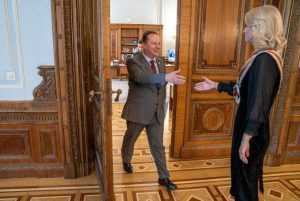Președintele interimar al Senatului, Alina Gorghiu a primit vizita ambasadorul Ucrainei în România 1 Alina G