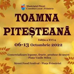 Festivalul „Toamna Piteșteană” și Street Food Festival vor avea loc săptămâna următoare! 1 toamna pitesteana 1 - Festivalul „Toamna Piteșteană” și Street Food Festival vor avea loc săptămâna următoare!