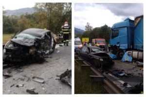 Untitled collage 10 - Tragedie pe un drum național! Un tânăr a murit, după ce mașina pe care o conducea a fost lovită de un TIR