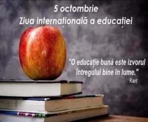 de ziua educatiei