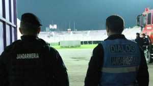 jandarmi stadion 1 - Măsuri de ordine și siguranță publică la meciul de fotbal FC Argeș Pitești și Universitatea Craiova