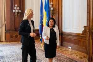 alina gorghiu - (VIDEO) Alina Gorghiu s-a întâlnit cu președintele Georgiei, doamna Salome Zourabichvili!