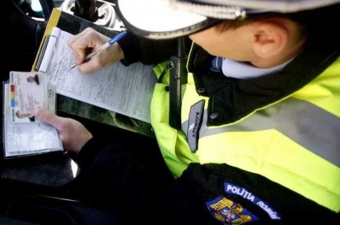 politist sofer carnet permis
