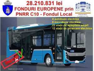 Câmpulung a obținut finanțare pentru prima linie de transport ecologic 2 de autobuze