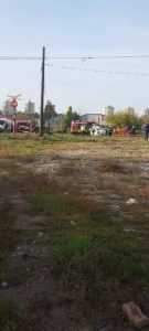 smurd accident - Accident mortal în Pitești! Mașină zdrobită de tren!